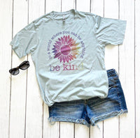 Be Kind Flower Sublimation Print