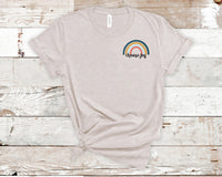 Choose Joy Rainbow Pocket Size Screen Print Transfer