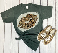 Leopard Lips Sublimation Print