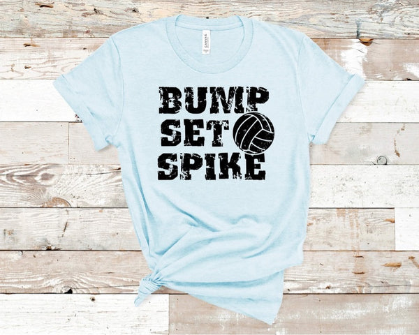 Volleyball Bump Set Spike Screen Print Transfer