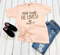 Easter - Plot Twist He Lives Sublimation Print